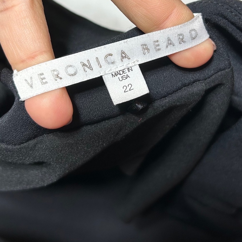 Veronica Beard Black Single Button Zip Pocket Bla… - image 5